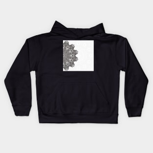 Mandala Henna Lineart Kids Hoodie